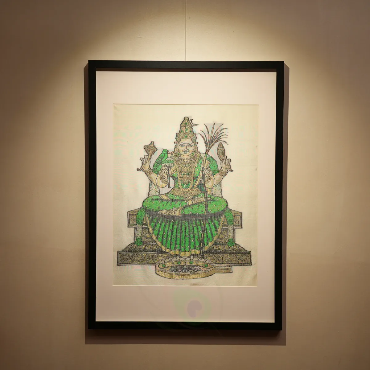 kamakshi-amman-green-kanjivaram-silk-artwork.webp