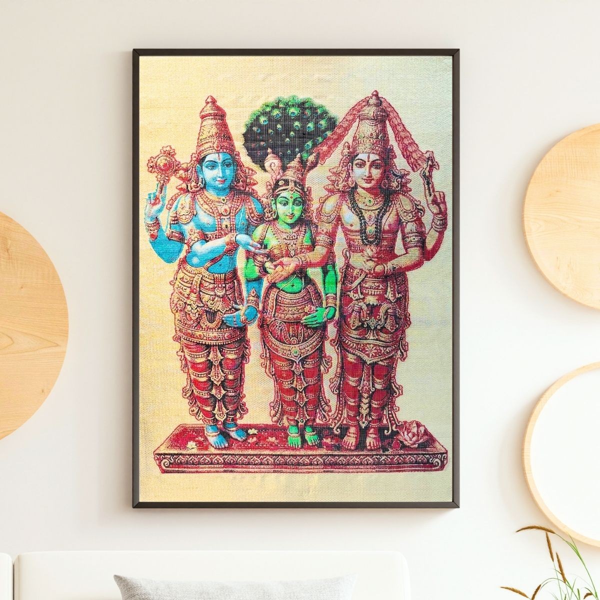 Meenakshi Thirukalyanam | Pure Kanjivaram Silk Art | Handloom | Masterpiece Series