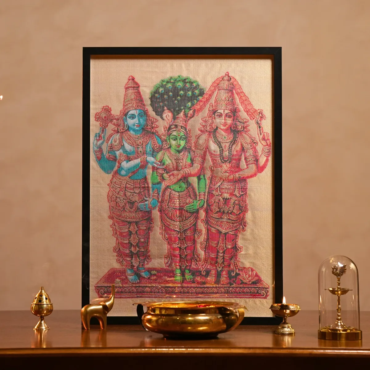 Meenakshi Thirukalyanam | Pure Kanjivaram Silk Art | Handloom | Masterpiece Series