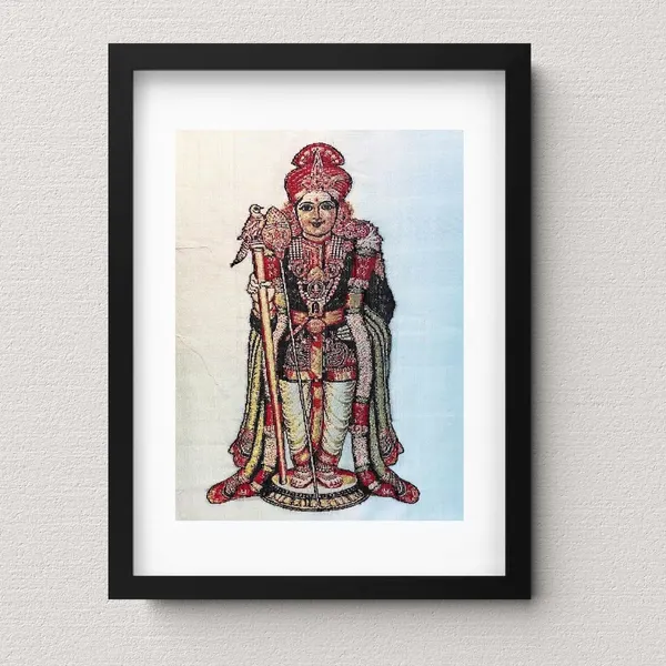 Murugan Raja Alangaram | Pure Kanjivaram Silk Art | Handloom