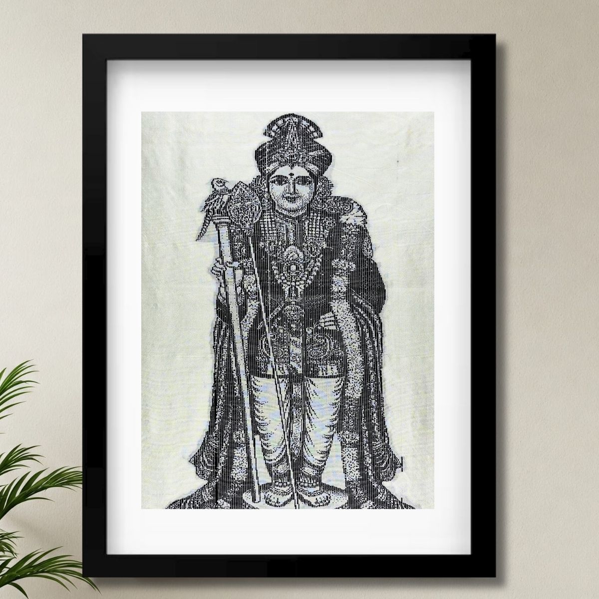 Murugan Raja Alangaram | Pure Kanjivaram Silk Art | Handloom