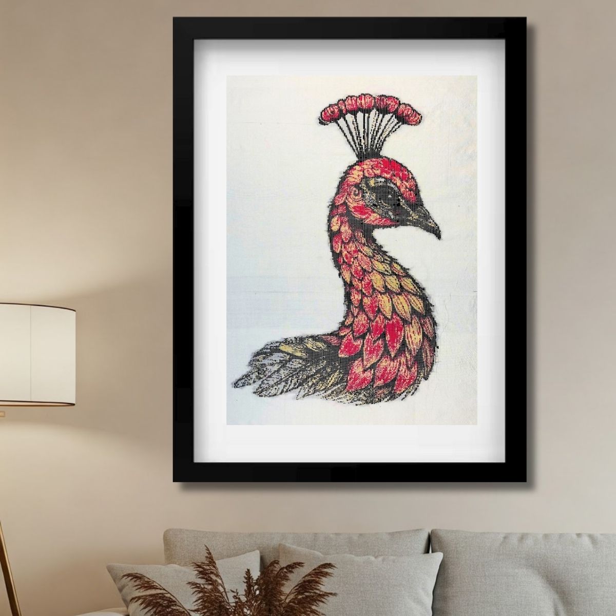 Peacock | Pure Kanjivaram Silk Art | Handloom