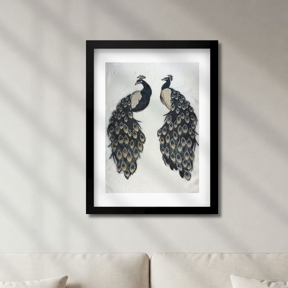 Peacock - Together in Grace | Pure Kanjivaram Silk Art | Handloom