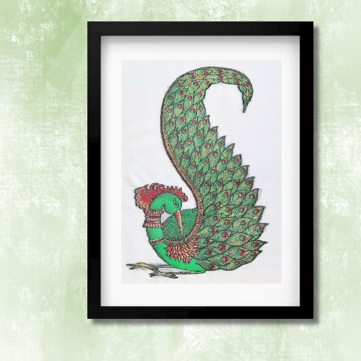 Royal Peacock | Pure Kanjivaram Silk Art | Handloom | Premium Series