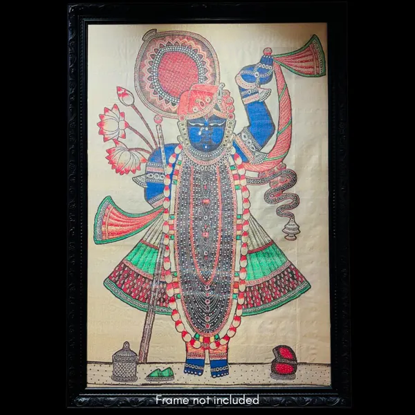 Shrinathji | Pure Kanjivaram Silk Art | Handloom | Masterpiece Series