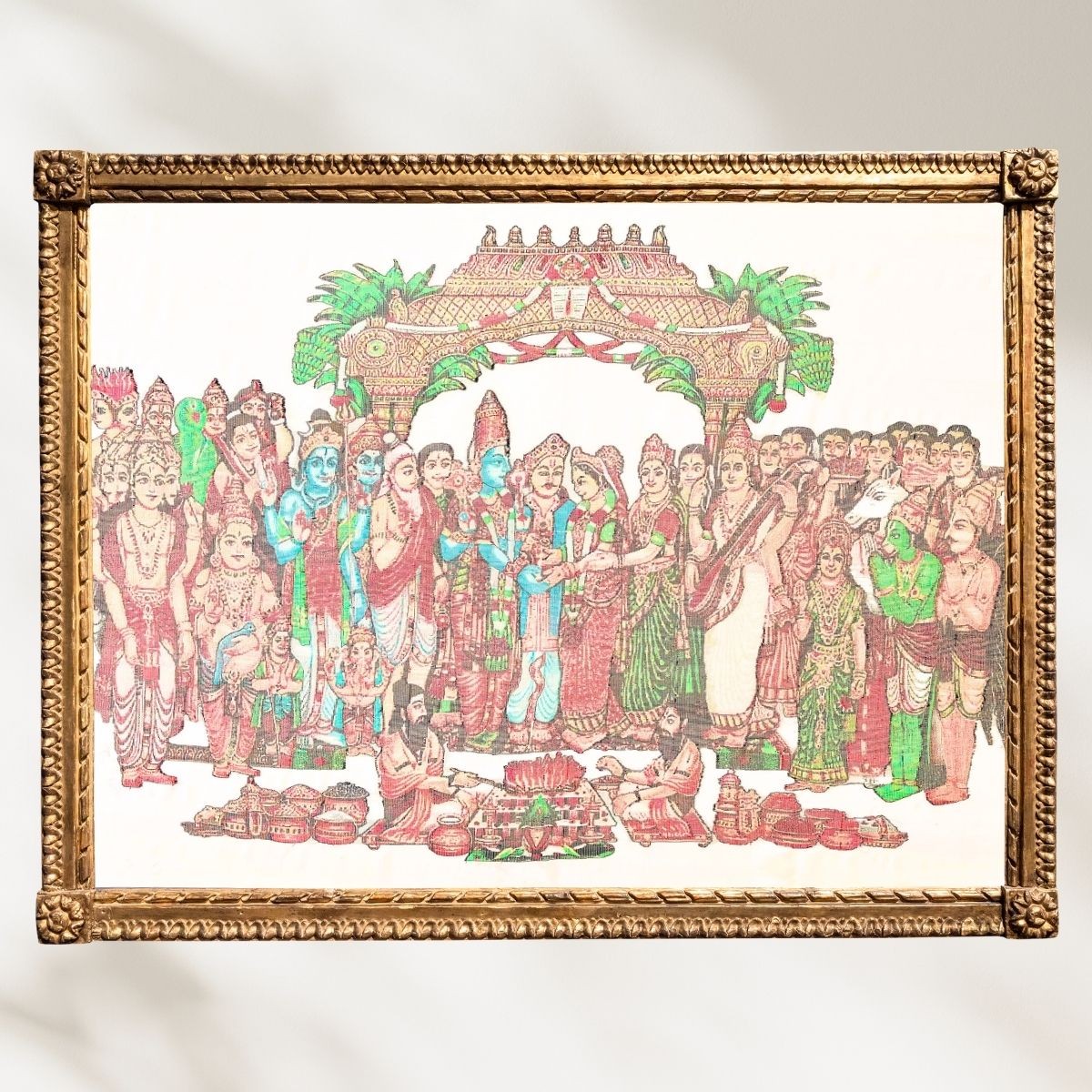 Srinivasa Kalyanam | Pure Kanjivaram Silk Art | Handloom | Masterpiece Series