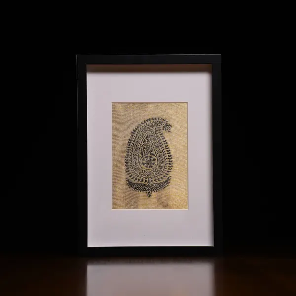 The Paisley | Pure Kanjivaram Silk Art | Handloom | Essential Series